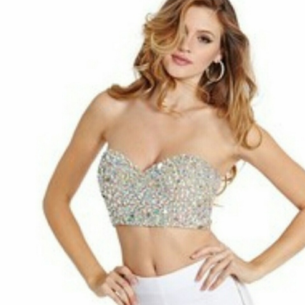 Embellished bustier by marciano